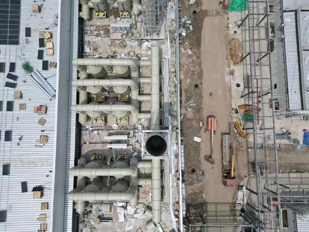 海宁正泰太阳能科技有限公司，工业废气治理1500000m³/h