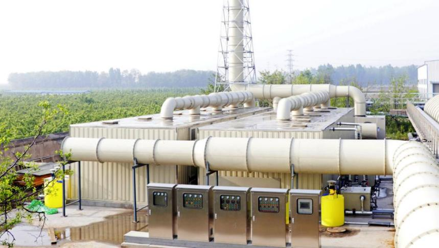 山东利民污水厂废气治理项目50000m³/h