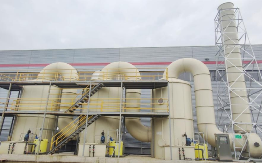 常州金牛研磨有限公司工业废气治理60000m³/h